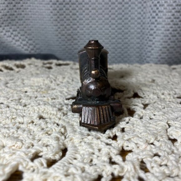 Old Brass Steam Locomotive Train‎ Pencil Sharpener - Picture 2 of 7